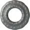 Ekena Millwork Lisbon Ceiling Medallion (Fits Canopies up to 7"), Hand-Painted Platinum, 15 3/8"OD x 7"ID x 1"P CM15LIPLS - alternate 1
